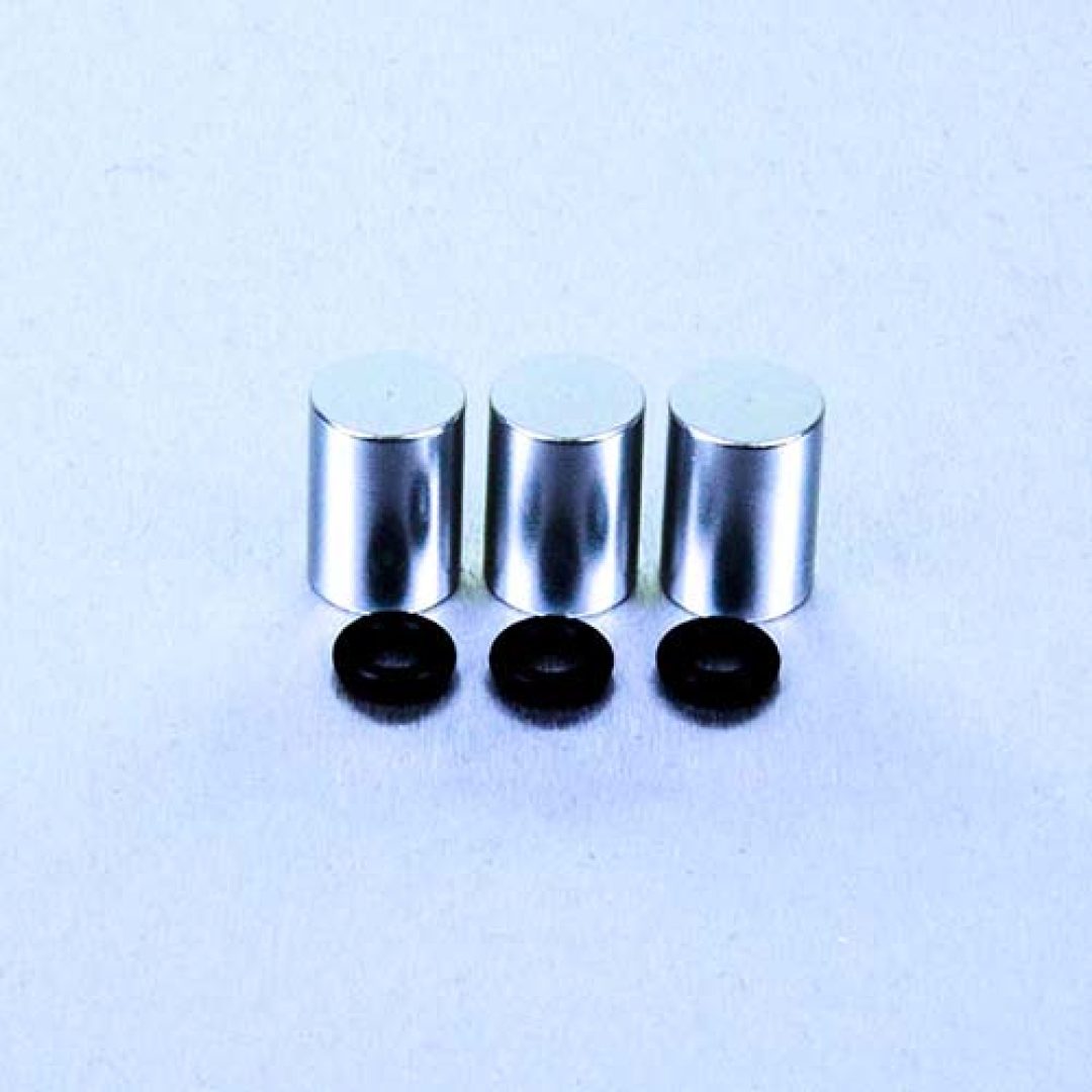 Bromsoksluftningskåpa Anodiserad/silver Billet PRO BOLT