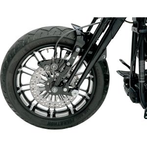 Bromsokssats Fyra-kolvs Differentialborrad Aluminium/svart Matt PERFORMANCE MACHINE