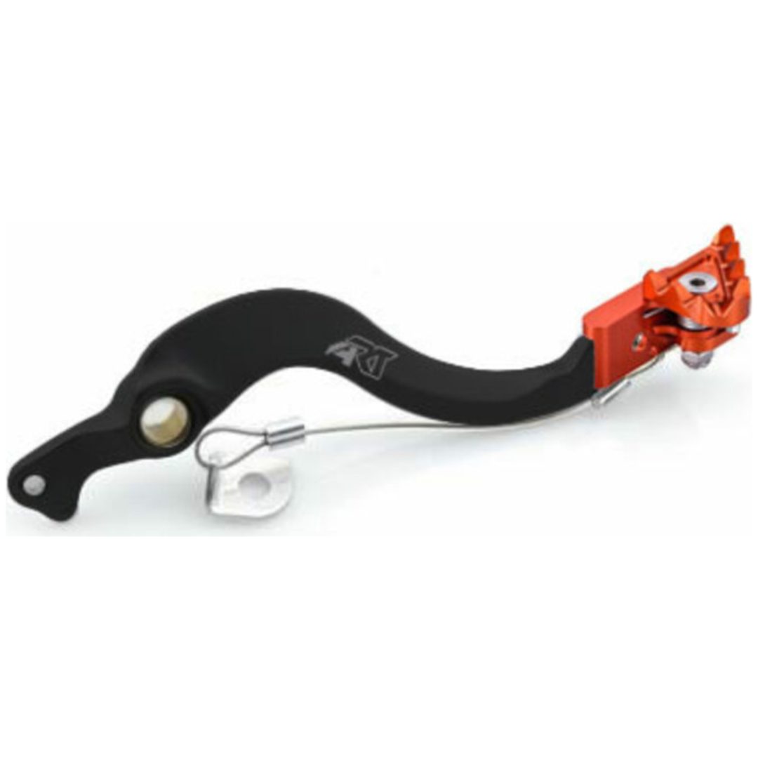 Bromspedal Factory ART Svart/Orange