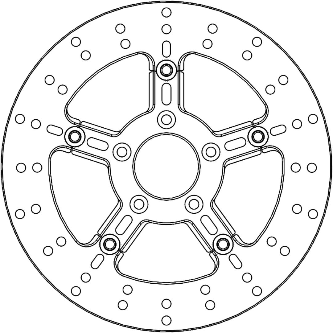 Bromsskiva Adrian Two-Piece MOTO-MASTER 82,6 mm