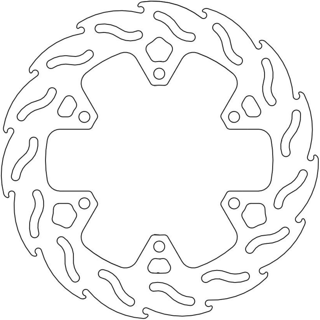 Bromsskiva BAK Flame MOTO-MASTER BRAKE ROTOR FLAME