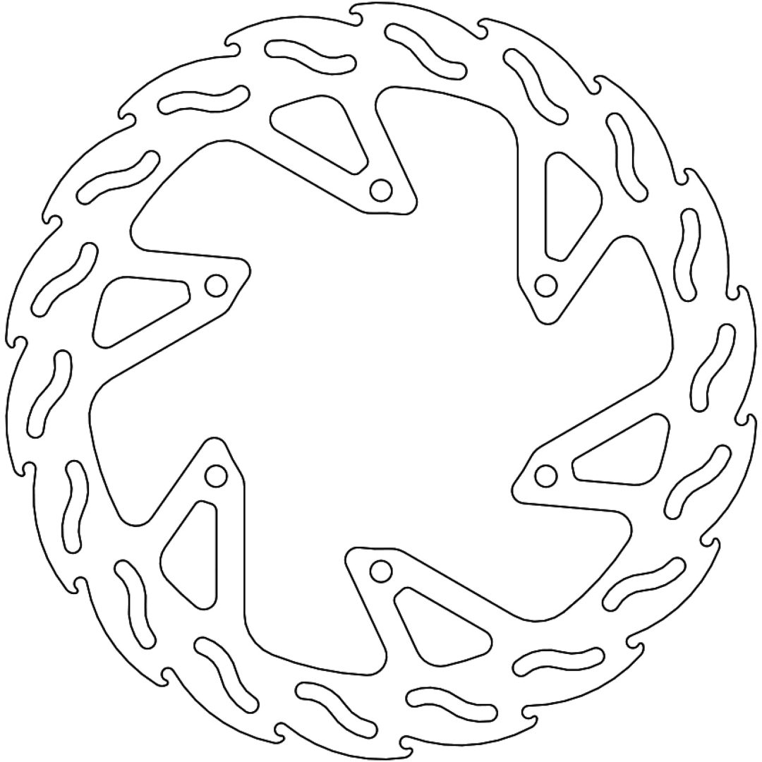 Bromsskiva BAK Flame MOTO-MASTER BRAKE ROTOR FLAME