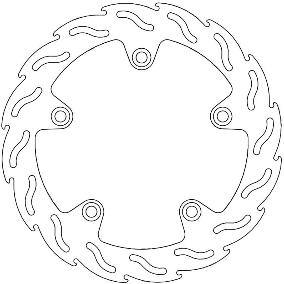 Bromsskiva BAK Flame MOTO-MASTER FLAME REAR DISC BMW