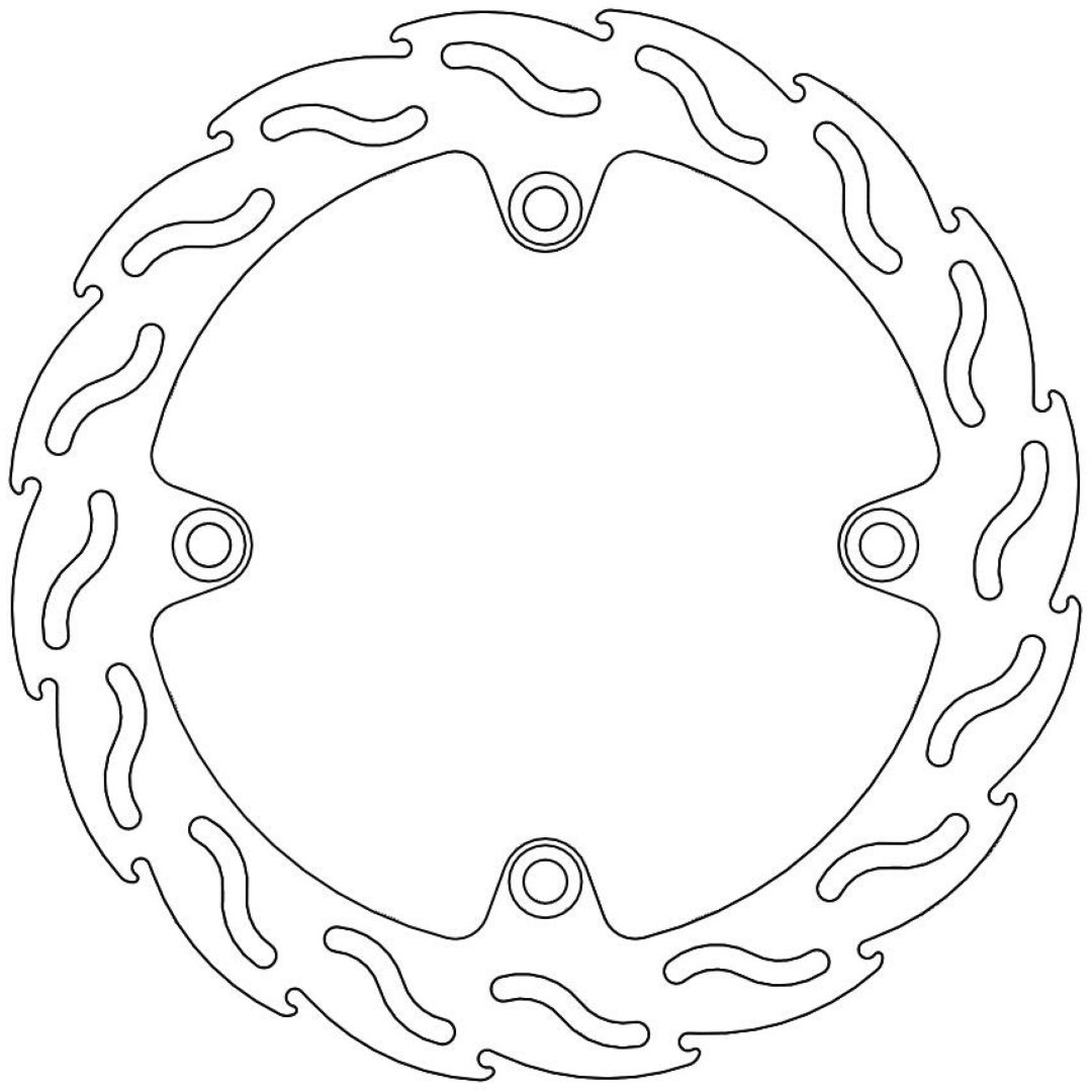 Bromsskiva BAK Flame MOTO-MASTER FLAME REAR DISC SUZUKI