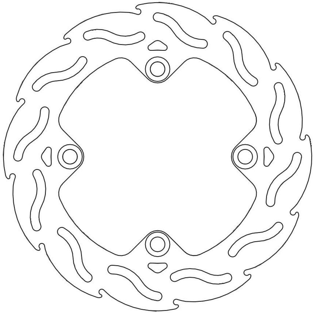 Bromsskiva BAK Flame MOTO-MASTER MM FLAME REAR DISC