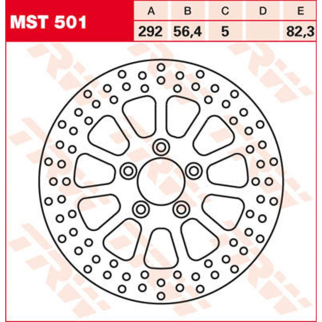 Bromsskiva BAK Multi TRW 292mm