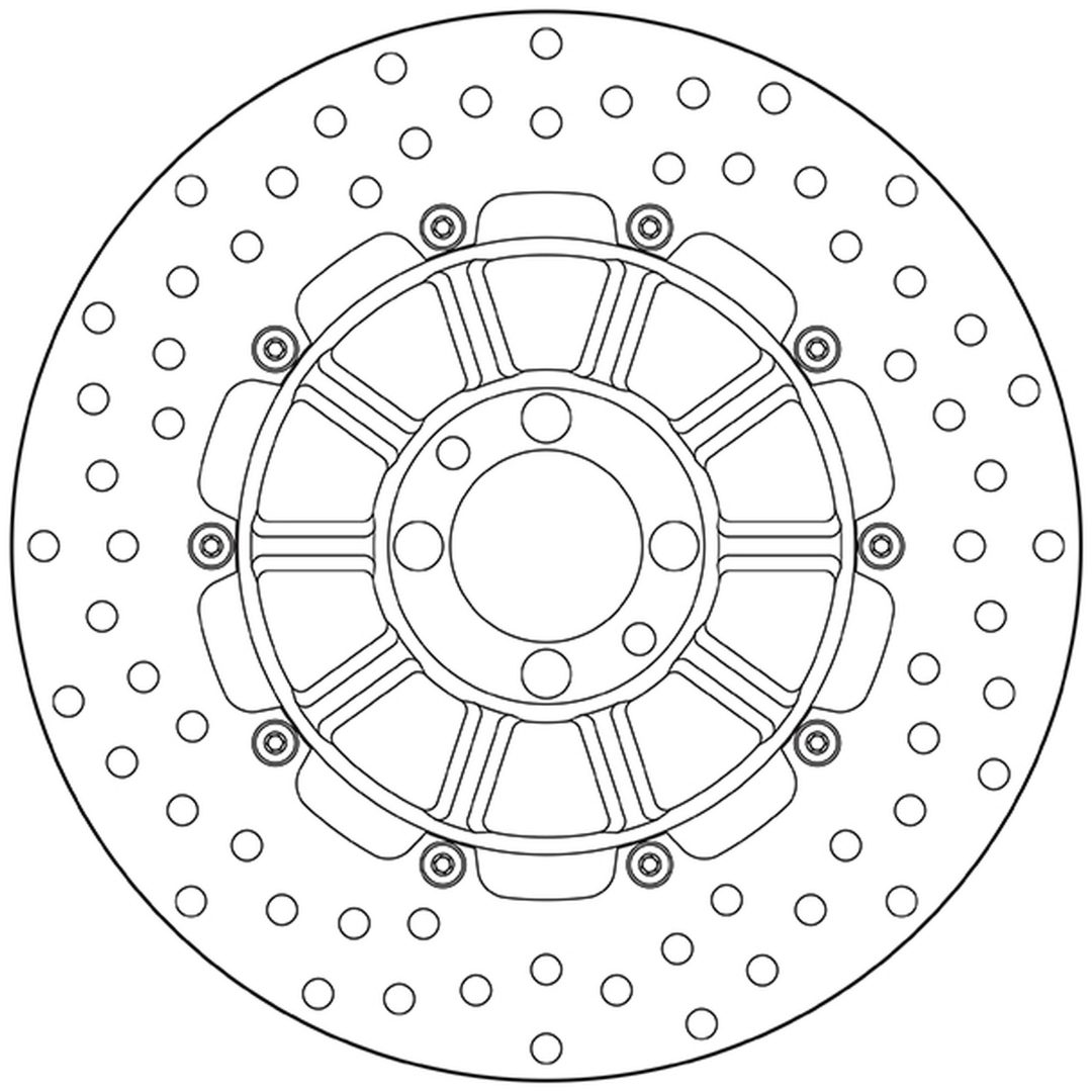Bromsskiva BAK Serie Oro Brembo – bild 3