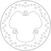 Bromsskiva BAK Serie Oro Brembo – miniatyr 3