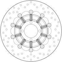 Bromsskiva BAK Serie Oro Brembo