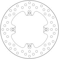 Bromsskiva BAK Serie Oro Brembo