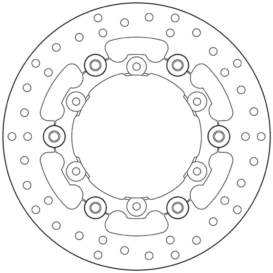 Bromsskiva BAK Serie Oro Brembo – bild 3