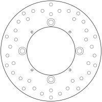 Bromsskiva BAK Serie Oro Brembo