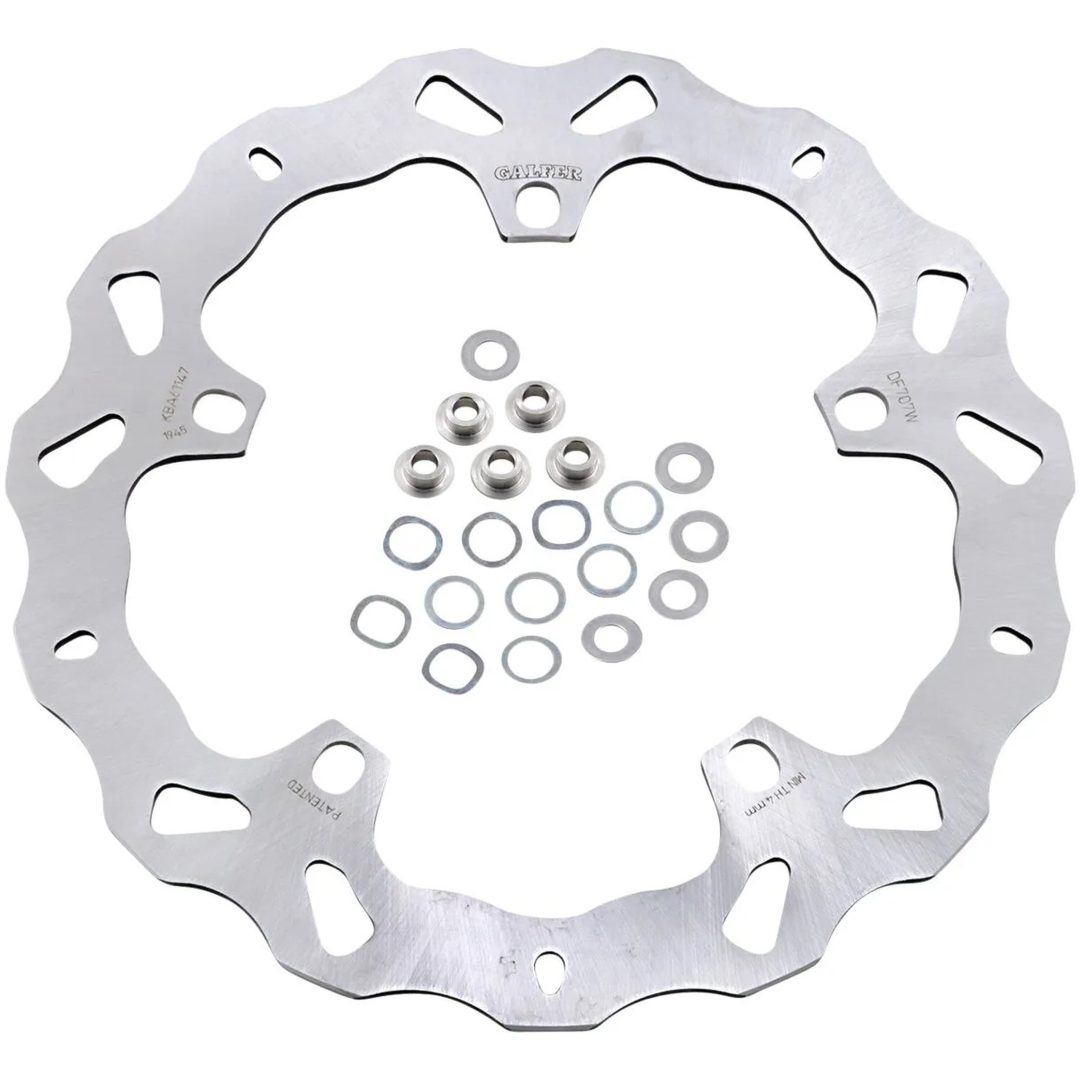 Bromsskiva Contour Flytande Svart Silver GALFER – bild 2