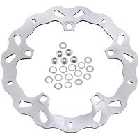 Bromsskiva Contour Flytande Svart Silver GALFER