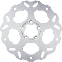 Bromsskiva Contour Flytande Svart Silver GALFER