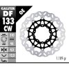 Bromsskiva Contour Flytande Svart Silver GALFER Bromsskiva – miniatyr 1