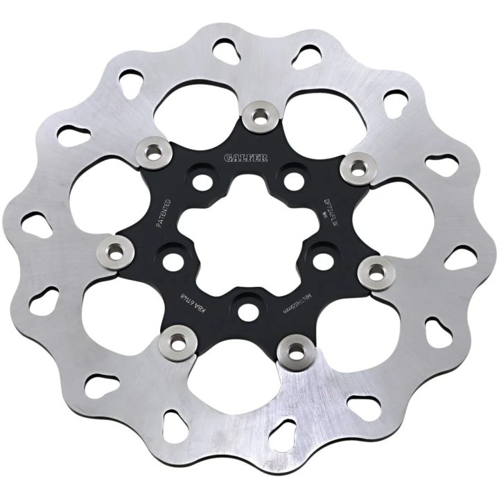 Bromsskiva Contour Flytande Svart Silver GALFER Bromsskiva – bild 2