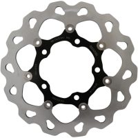 Bromsskiva Contour Flytande Svart Silver GALFER