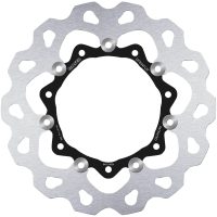Bromsskiva Contour Flytande Svart Silver GALFER