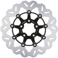 Bromsskiva Contour Flytande Svart Silver GALFER
