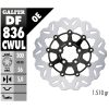 Bromsskiva Contour Flytande Svart Silver GALFER Bromsskiva – miniatyr 2