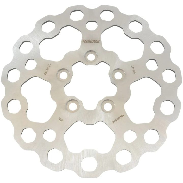 Bromsskiva Cubiq Svart Krom GALFER Bromsskiva – bild 2