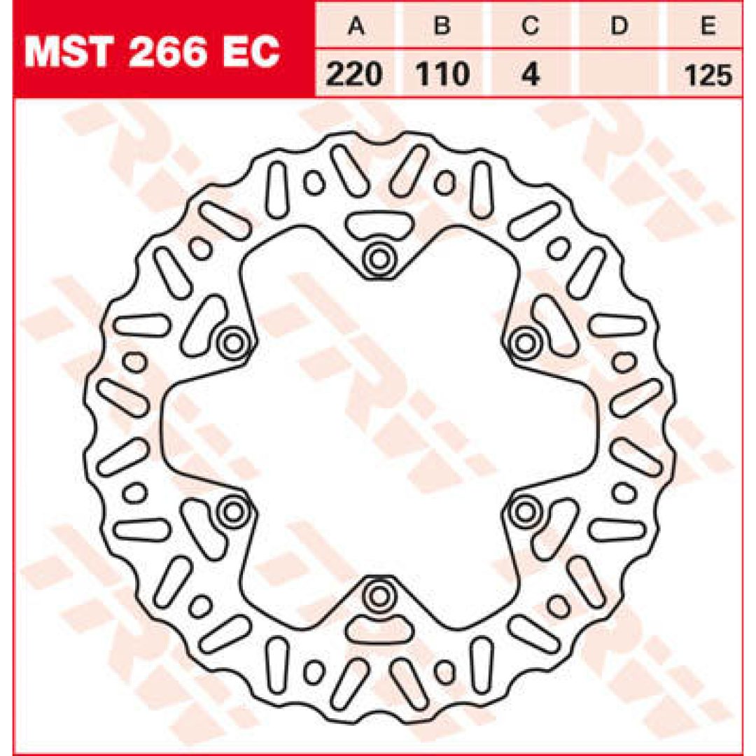 Bromsskiva EC TRW Silver