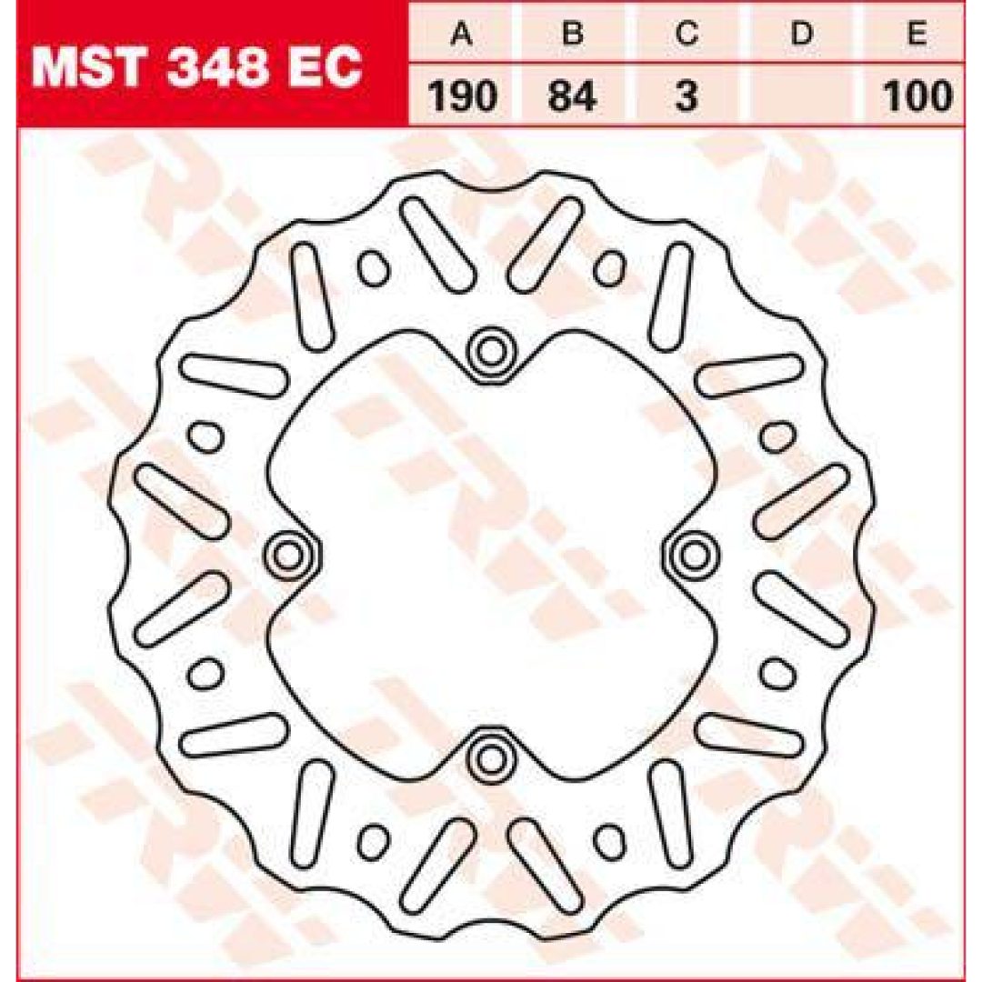 Bromsskiva EC TRW Silver