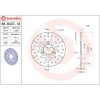 Bromsskiva Fast Borrad Rostfri BREMBO – miniatyr 2