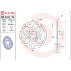 Bromsskiva Fast Borrad Rostfri BREMBO – miniatyr 2