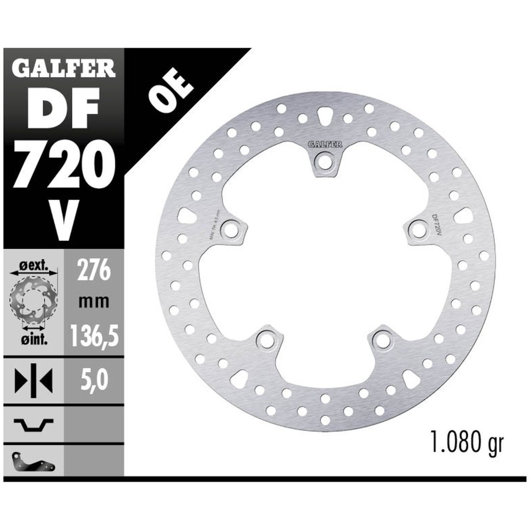 Bromsskiva Fixed Round 292 mm GALFER