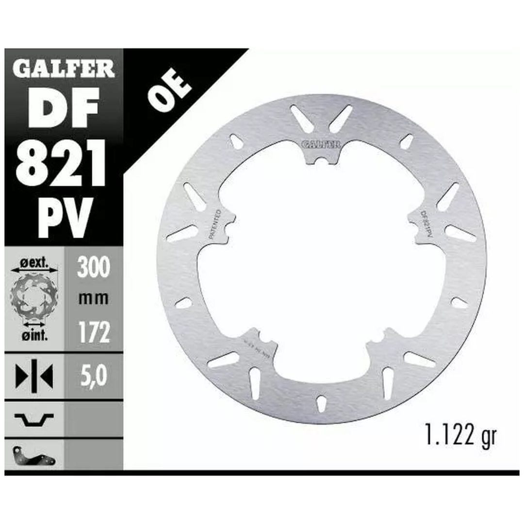 Bromsskiva Fixed Round 292 mm GALFER Bromsskiva – bild 2