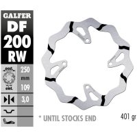 Bromsskiva Fixed Wave Svart/silver GALFER