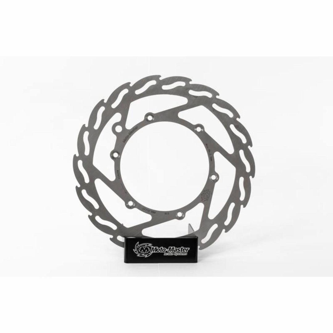 Bromsskiva Flame Fast Fram Vänster MOTO-MASTER Silver