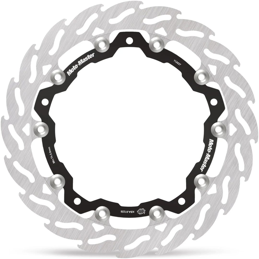 Bromsskiva Flame Floating Silver MOTO-MASTER