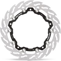 Bromsskiva Flame Floating Silver MOTO-MASTER