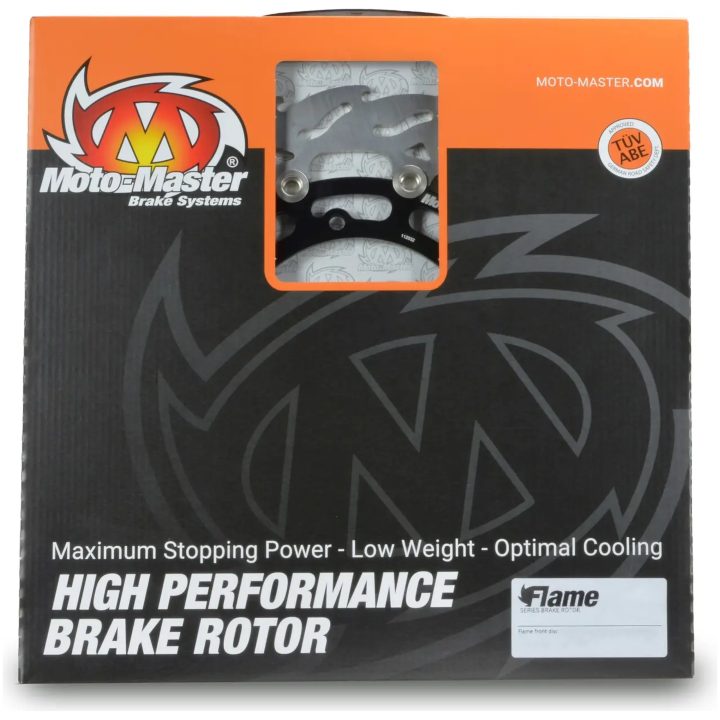 Bromsskiva Flame Floating Silver MOTO-MASTER – bild 3