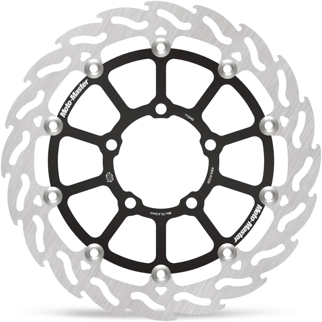 Bromsskiva FLAME Flytande Aluminium Silver MOTO-MASTER
