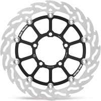 Bromsskiva FLAME Flytande Aluminium Silver MOTO-MASTER