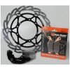 Bromsskiva Flame Flytande Fram MOTO-MASTER svart/silver – miniatyr 3