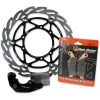 Bromsskiva Flame Flytande Fram MOTO-MASTER svart/silver – miniatyr 1