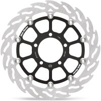 Bromsskiva Flame Flytande Silver MOTO-MASTER