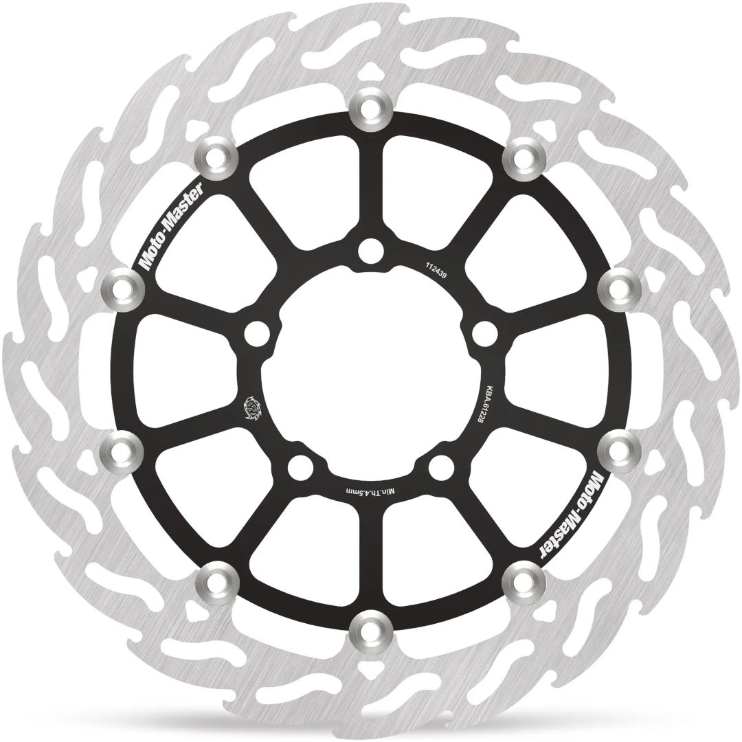 Bromsskiva Flame Flytande Silver MOTO-MASTER