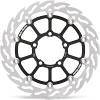 Bromsskiva Flame Flytande Silver MOTO-MASTER