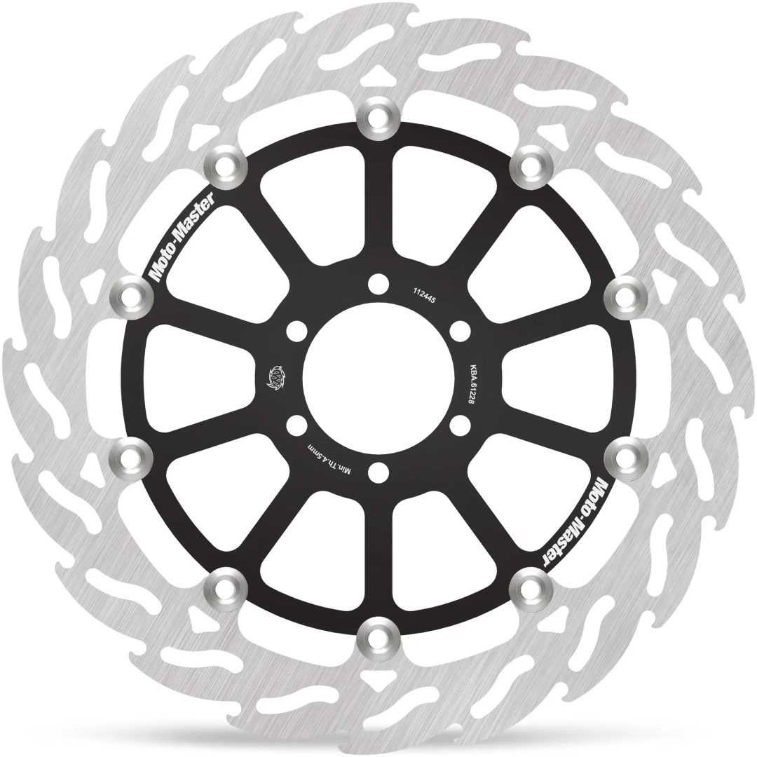 Bromsskiva Flame Flytande Silver MOTO-MASTER