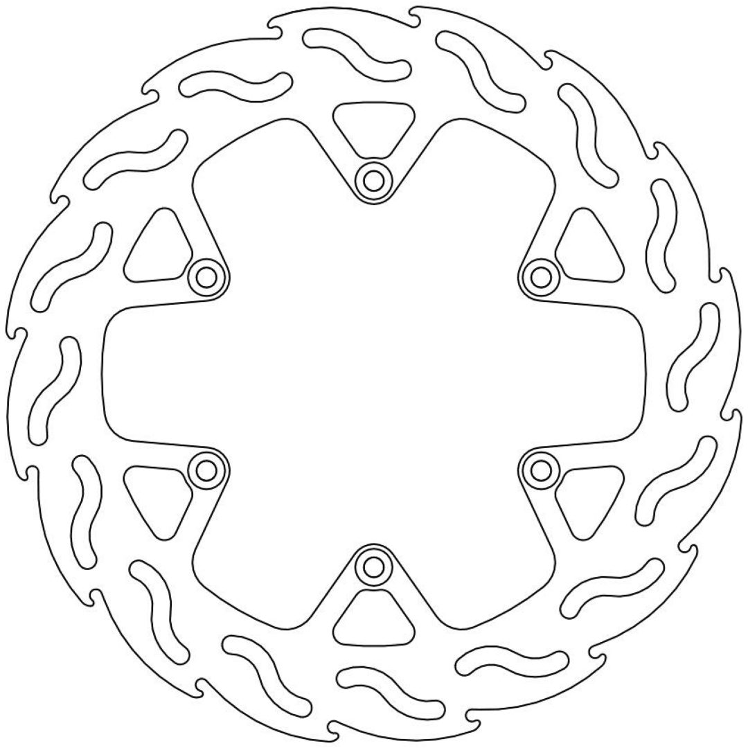 Bromsskiva Flame MOTO-MASTER 125,0 mm