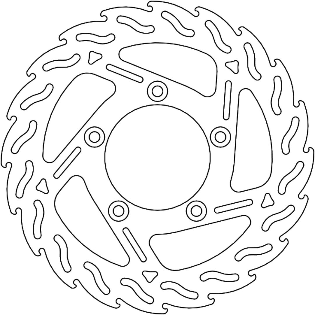 Bromsskiva Flame MOTO-MASTER 127,0 mm