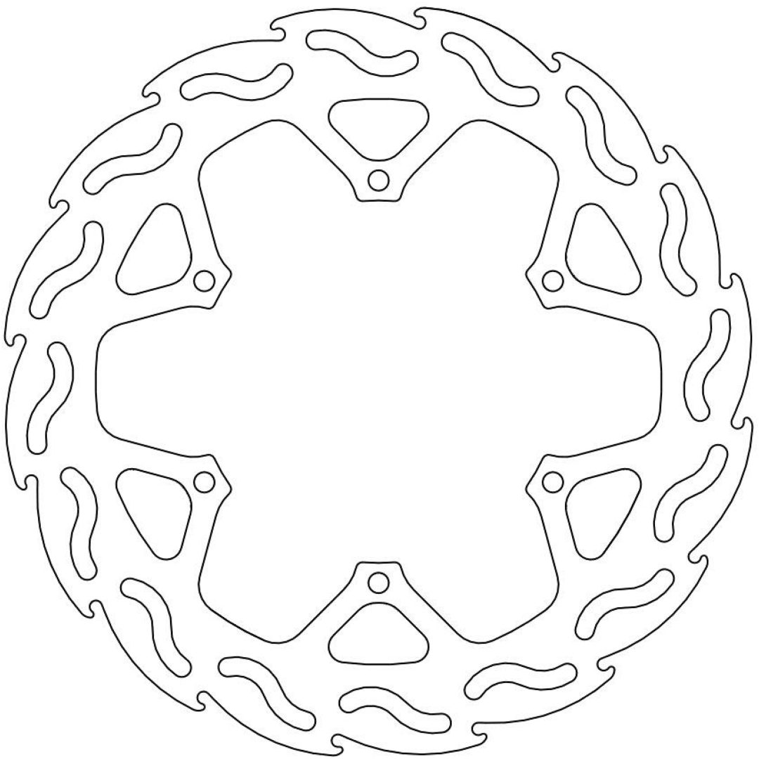 Bromsskiva Flame MOTO-MASTER 128,0 mm