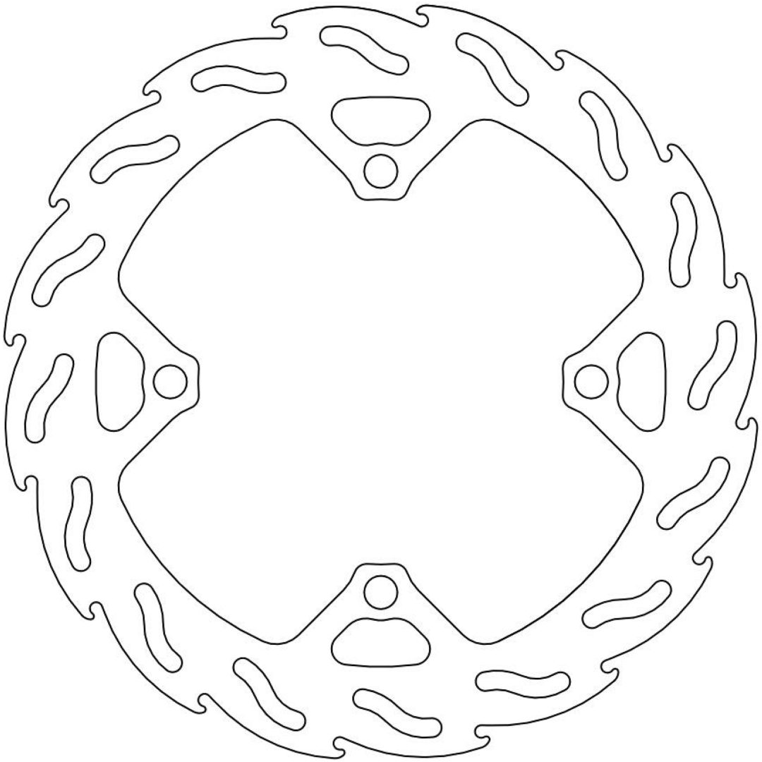 Bromsskiva Flame MOTO-MASTER 133,0 mm