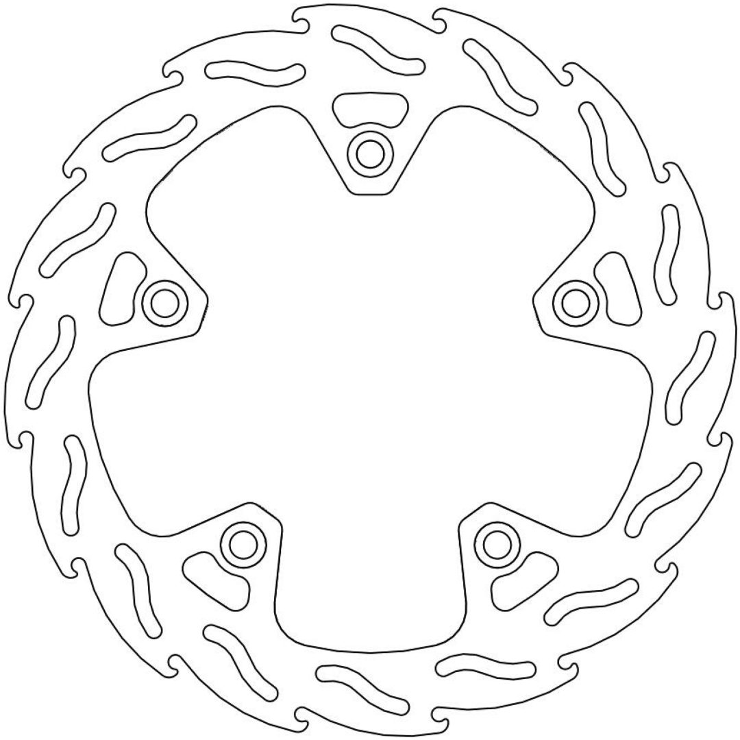 Bromsskiva Flame MOTO-MASTER 165,0 mm